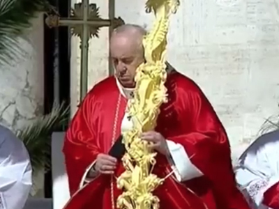 SOLEMN MASS OF PALM SUNDAY FROM ROME WITH POPE FRANCIS